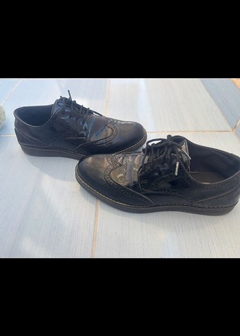 Klasik Siyah Rugan Erkek Ayakkabı - Görsel 4