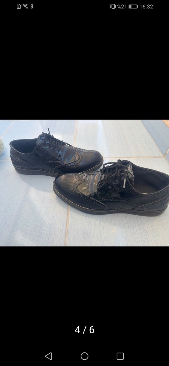 Klasik Siyah Rugan Erkek Ayakkabı - Görsel 4