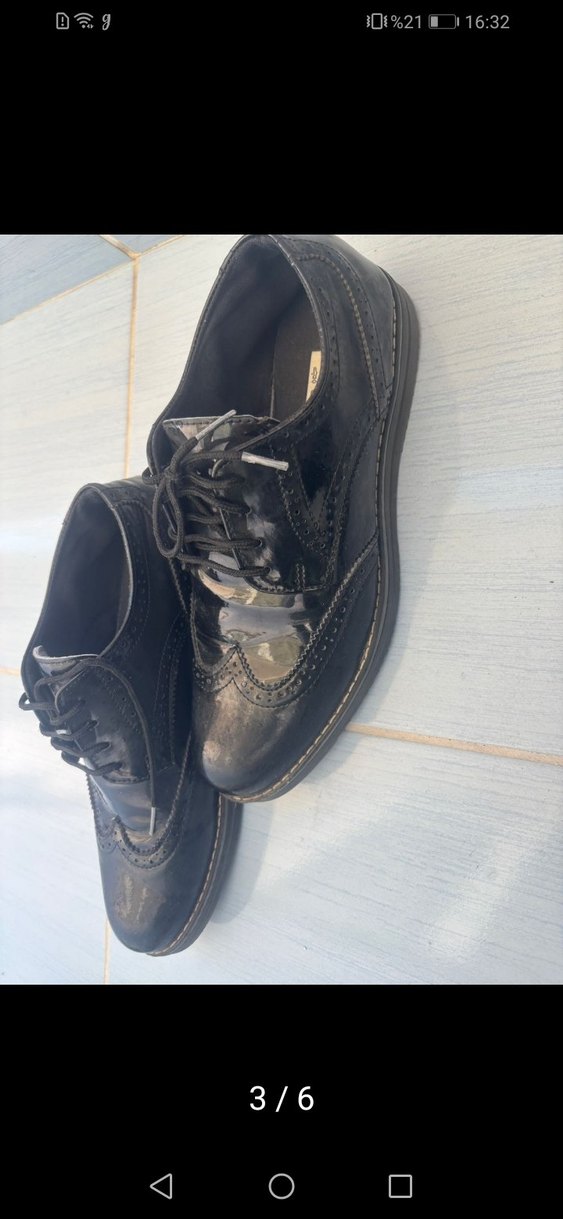 Klasik Siyah Rugan Erkek Ayakkabı - Görsel 3