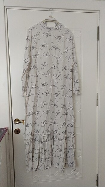 Siyah beyaz LBB FASİHON ELBİSE - Görsel 6