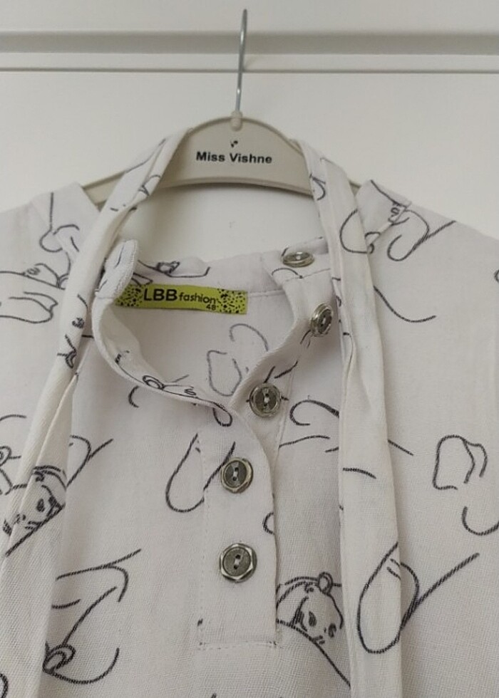 Siyah beyaz LBB FASİHON ELBİSE - Görsel 3