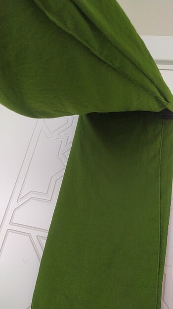 Yağ yeşili eşarp - Görsel 2