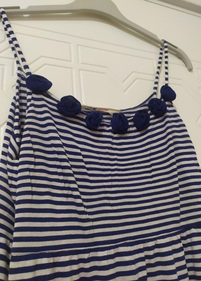 11 12 yaş çocuk askılı elbise  - Görsel 3