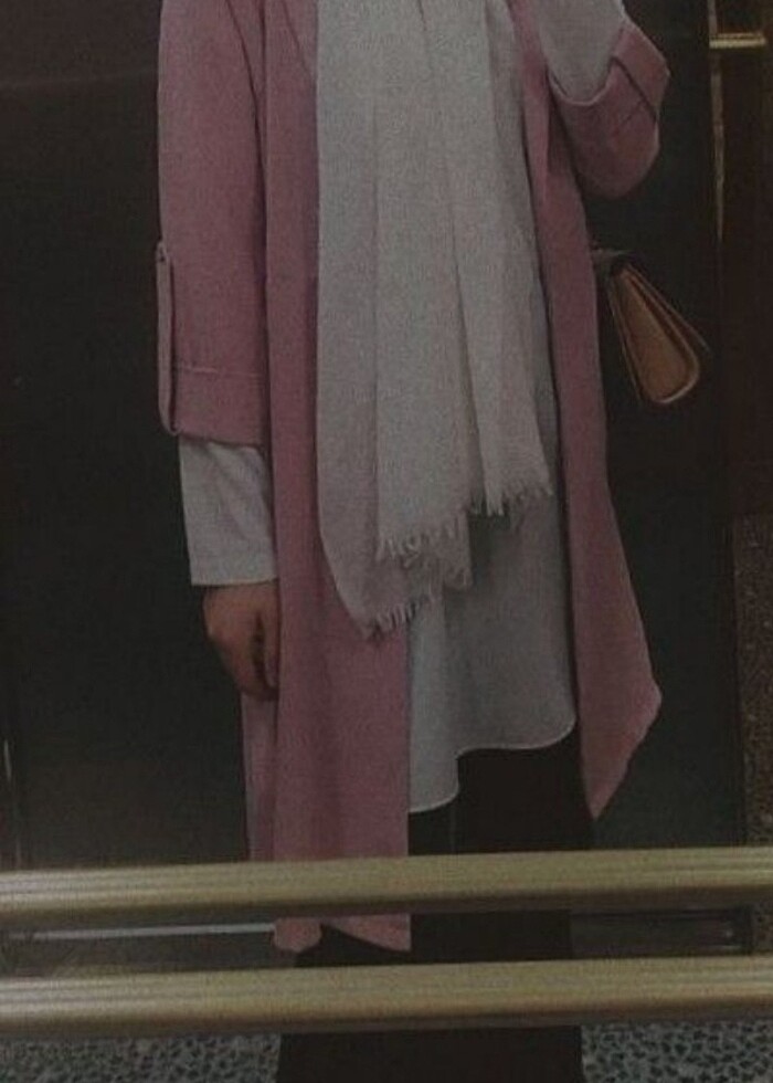 Toz pembe ceket gomlek takımı - Görsel 2