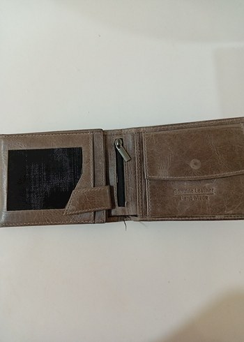 Kahverengi Hakiki Deri Erkek Cüzdanı - Görsel 2