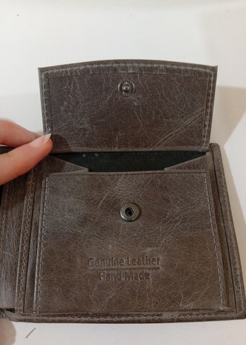 Kahverengi Hakiki Deri Erkek Cüzdanı - Görsel 6