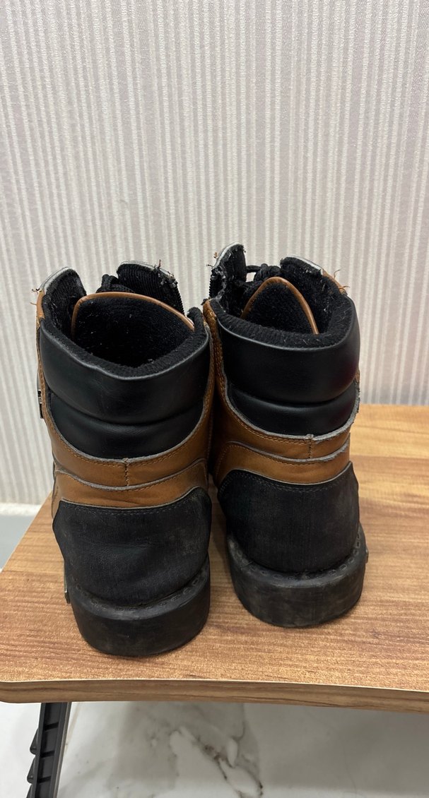 Kahverengi Deri Biker Botlar - Görsel 3