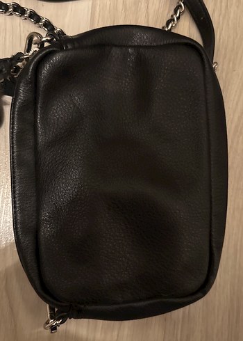 Desigual Siyah Deri Kadın Çapraz Çanta Çift askılı - Görsel 6