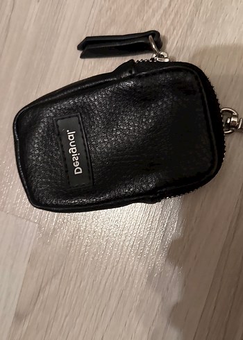 Desigual Siyah Deri Kadın Çapraz Çanta Çift askılı - Görsel 4