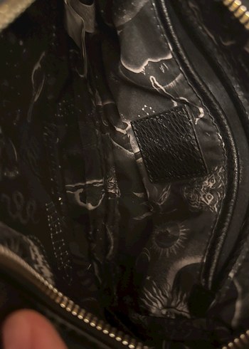 Desigual Siyah Deri Kadın Çapraz Çanta Çift askılı - Görsel 7