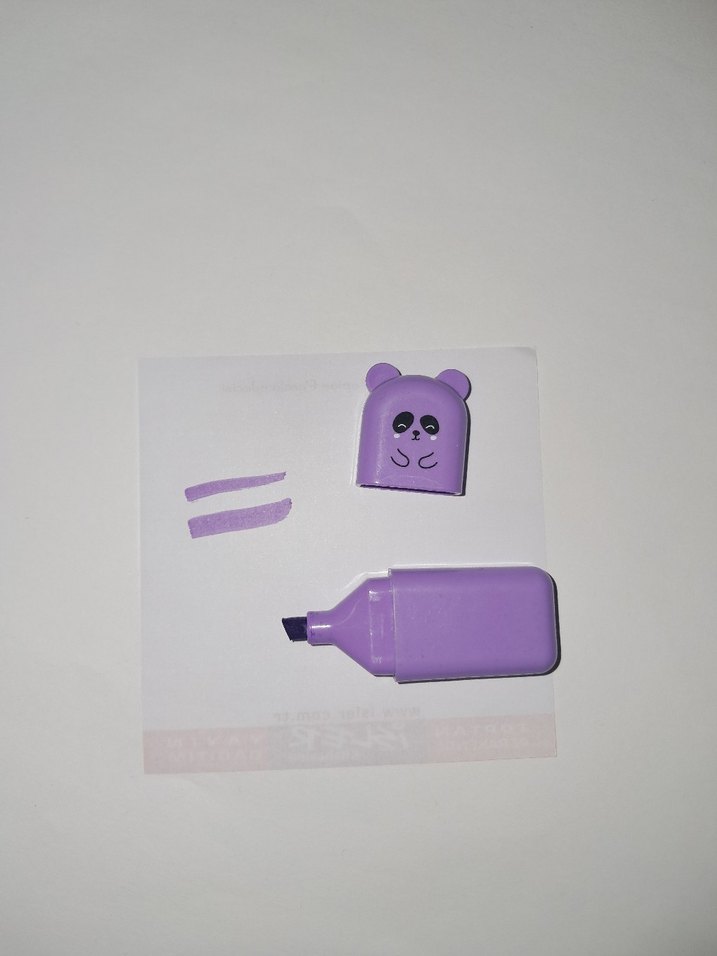 Pastel Mor Fosforlu Kalem - Görsel 4