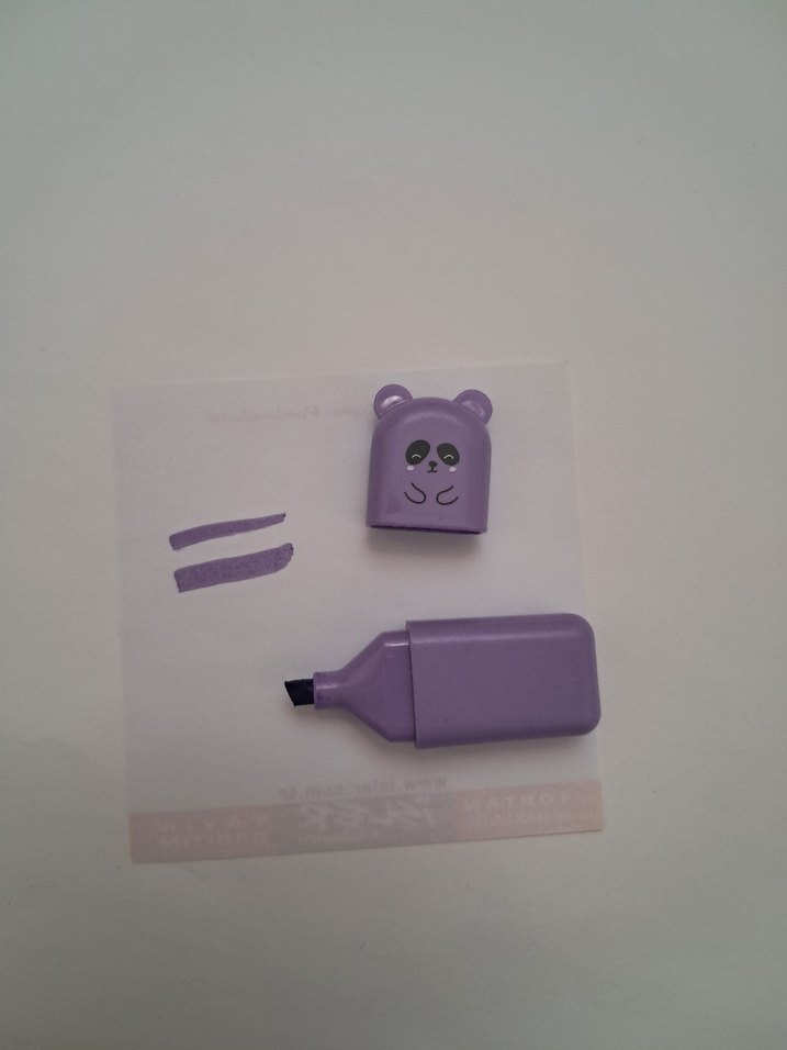 Pastel Mor Fosforlu Kalem - Görsel 3