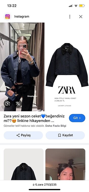 l Beden Kısa Fitilli Yakalı Ceket