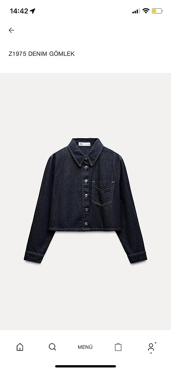 Zara Denim Gömlek