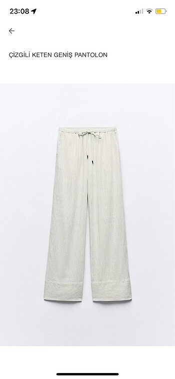 Zara Zara etiketli pantolon