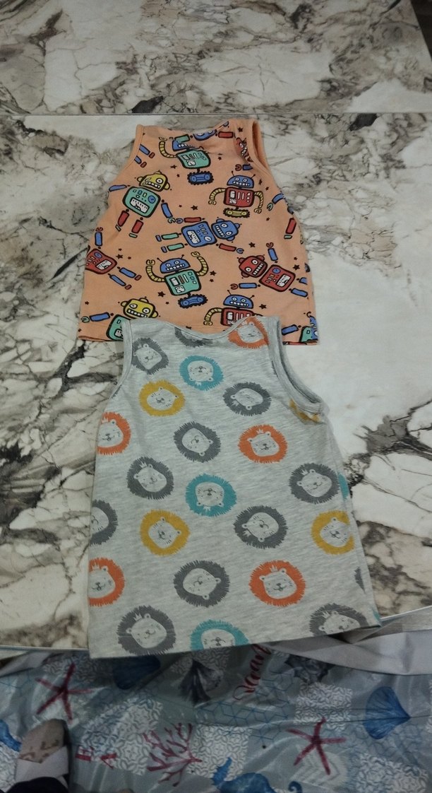 Çocuk Baskılı Atlet 2'li Set - Görsel 2