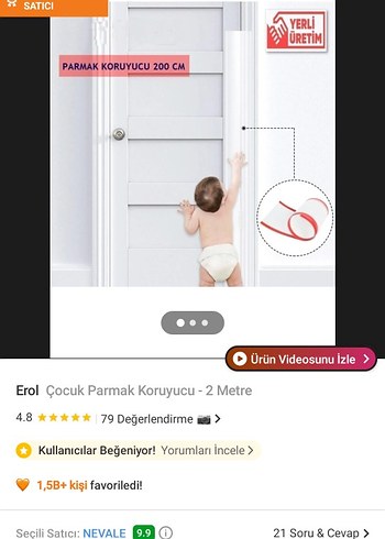 200 cm Parmak Koruyucu Bant - Görsel 4