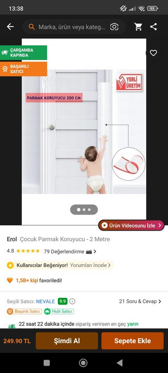 200 cm Parmak Koruyucu Bant - Görsel 4