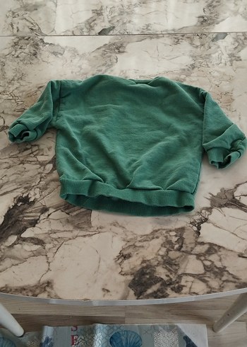 LCW baby Yeşil Uzun Kollu Sweatshirt 12-18 ay - Görsel 2