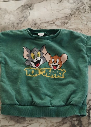 LCW baby Yeşil Uzun Kollu Sweatshirt 12-18 ay - Görsel 4