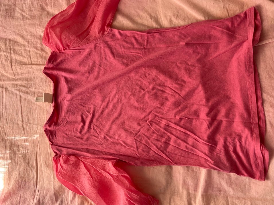 Pembe balon kollu Tişört - Görsel 3