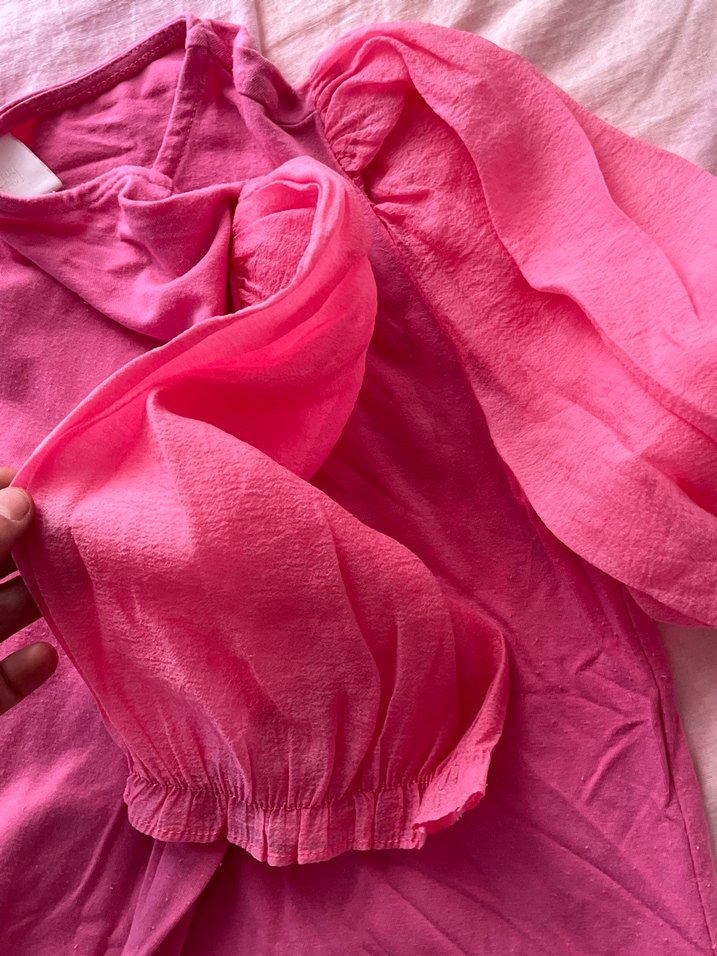 Pembe balon kollu Tişört - Görsel 2