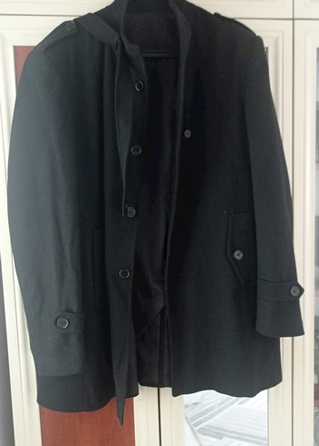 erkek süet kaşe kaban - Görsel 2