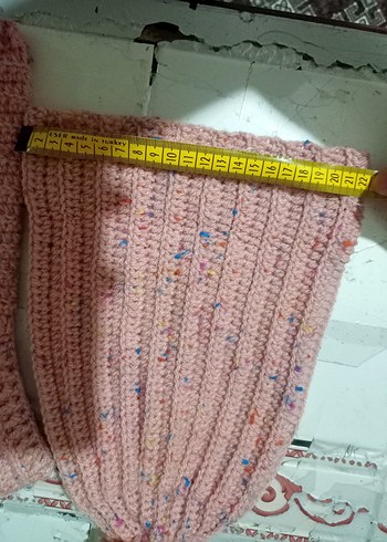 Kızlar için Pembe Örgü Hırka - Görsel 4