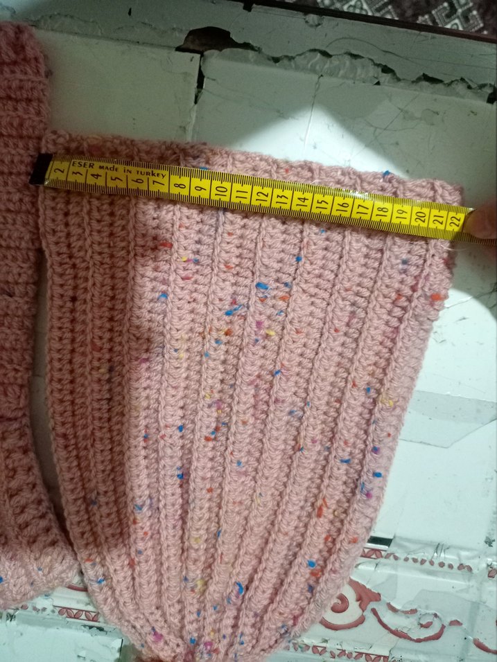 Kızlar için Pembe Örgü Hırka - Görsel 4