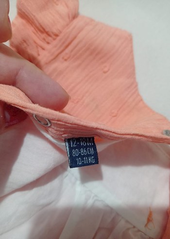 Kız Çocuk Pembe Fırfırlı V Yaka Elbise - Görsel 4