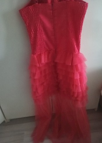 Pembe Fırfırlı Kız Çocuk Elbisesi - Görsel 5