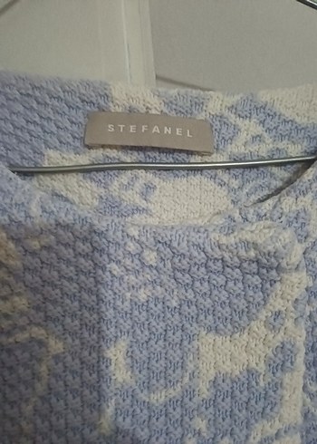 Bohem Mavi Triko Ceket - Görsel 2