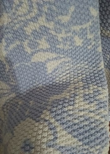 Bohem Mavi Triko Ceket - Görsel 5