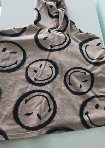 Düğmeli Bej Sweatshirt - Görsel 3