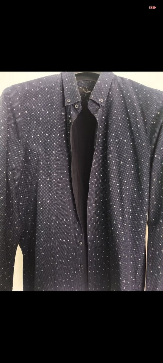 Erkek Lacivert Düğmeli Uzun Kollu Gömlek - Görsel 2