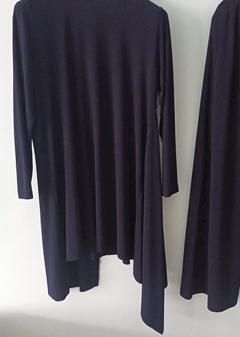 Siyah Kadın Uzun Kollu Salaş Tunik - Görsel 9