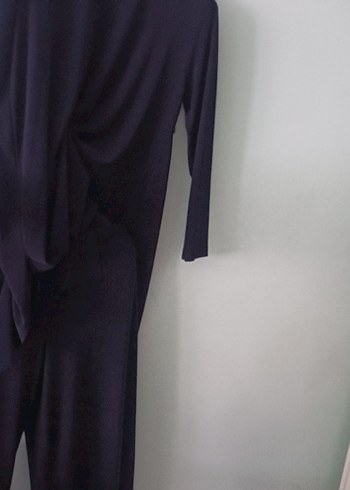 Siyah Kadın Uzun Kollu Salaş Tunik - Görsel 3