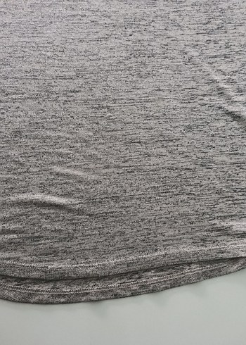 Gri Kadın Keten Düğmeli Salaş badi - Görsel 3