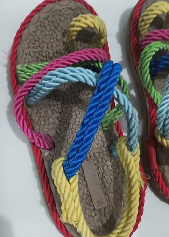 Renkli Bohem Kadın  Sandalet - Görsel 5