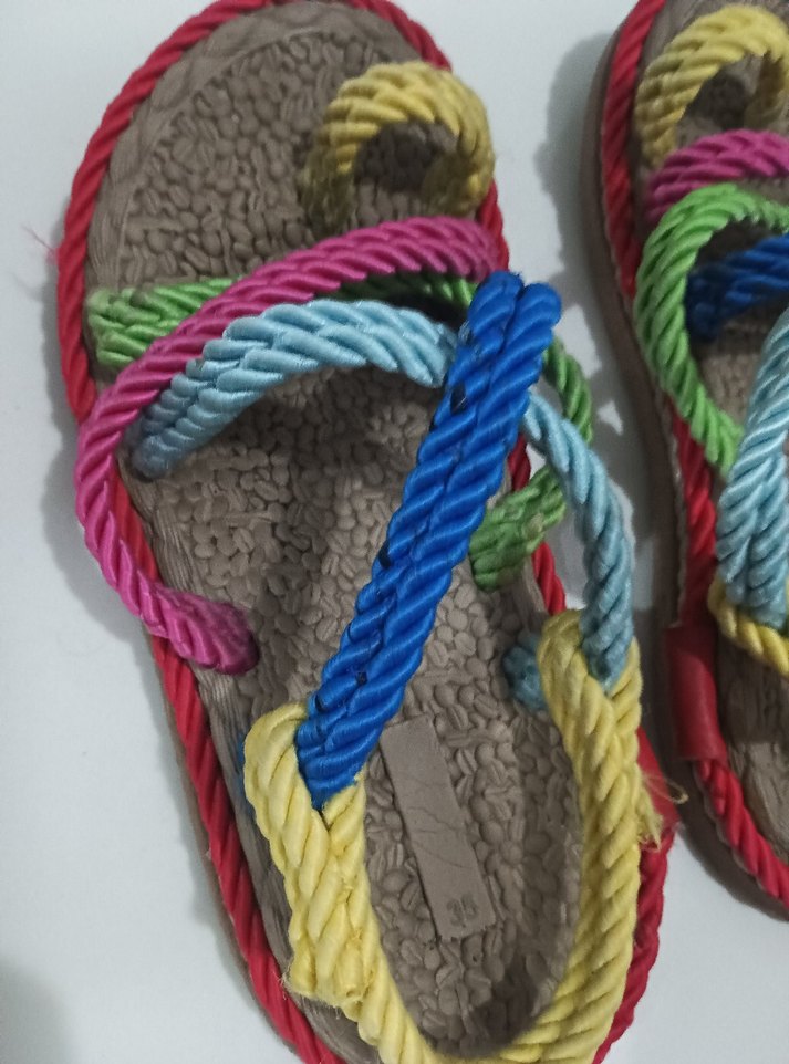 Renkli Bohem Kadın  Sandalet - Görsel 5