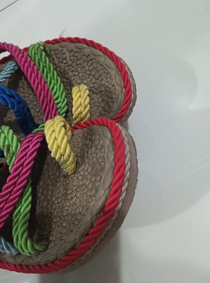 Renkli Bohem Kadın  Sandalet - Görsel 4