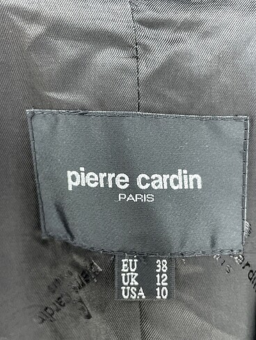 38 Beden siyah Renk Pierre Cardin Kaban %70 İndirimli.