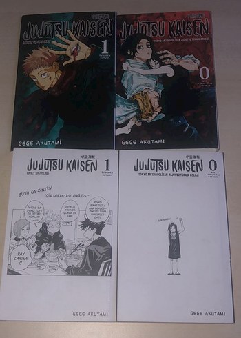 Beden Renk Jujutsu Kaisen 1 ve 2 Cilt Manga