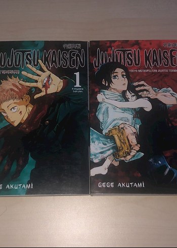 Jujutsu Kaisen 1 ve 2 Cilt Manga