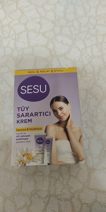 Diğer Sesu tüy sarartıcı krem