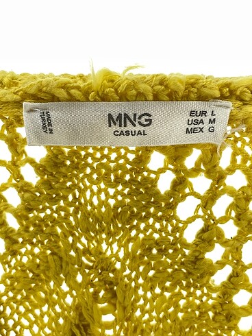 l Beden sarı Renk Mango Kazak / Triko %70 İndirimli.