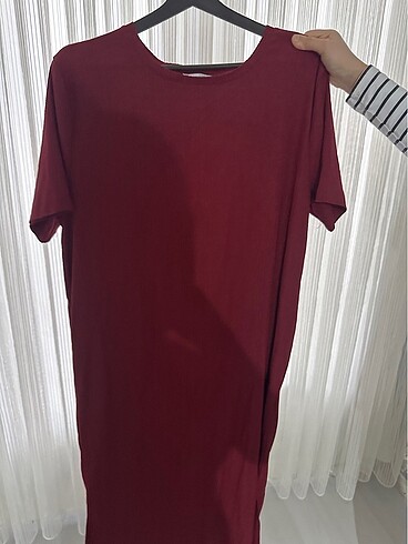 Bordo elbise