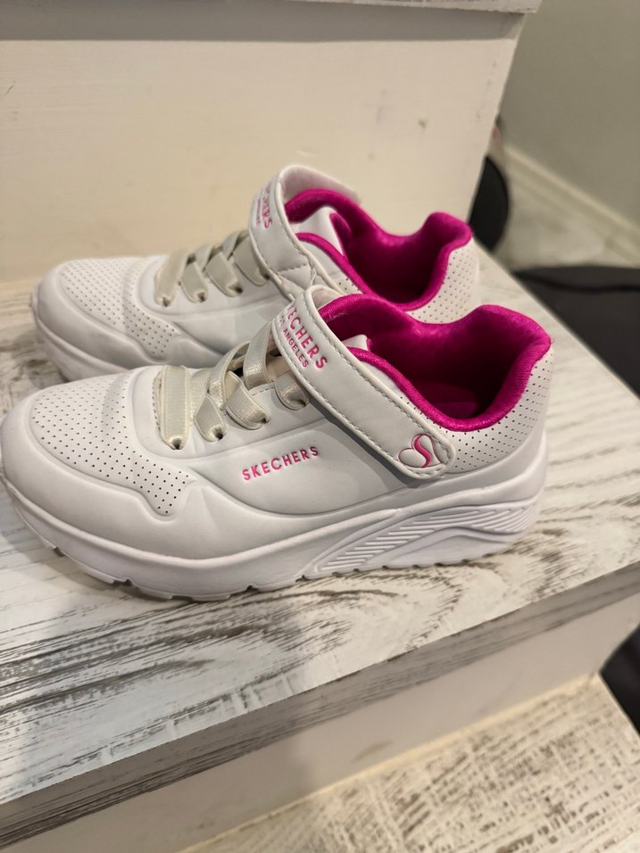 Kız Çocuk Beyaz Skechers Spor Ayakkabı - Görsel 2