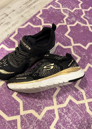 Skechers unisex Çocuk Siyah Yılan Desenli Spor Ayakkabı - Görsel 2
