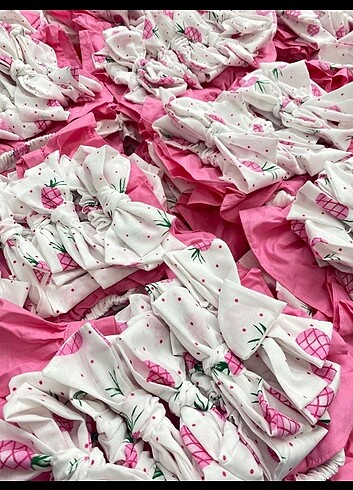Zara Ananaslı pembe salopet